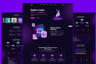 build nft minting website nft landing page nft smart contract minting dapp