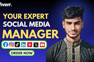 be your professional social media manager and content creator