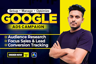 setup and manage google ads campaign adwords ppc campaigns