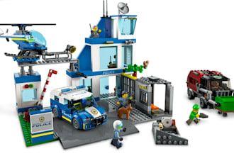 build lego city model render,lego vehicle with manual instruction,xml part list