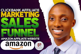 setup clickbank affiliate marketing funnel, amazon website link promotion