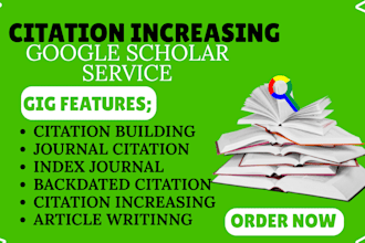 increase google scholar citation backdate citation journal publication
