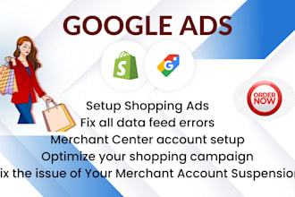 setup, reactive, fix google merchant center suspension or misrepresentation