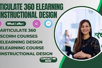 do course creation and instructional design using articulate 360