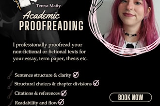 proofread your academic and creative texts