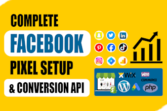 setup meta facebook pixel shopify conversion API server side tracking with GTM