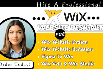 redesign your wix website, wix website design, figma to wix