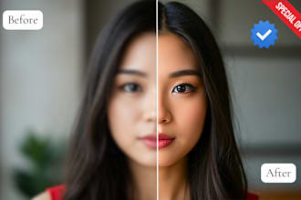 upscale images and enhance photos in 2 hours