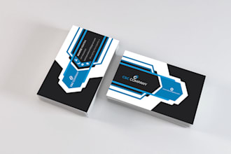 create a clean and unique business card for your company