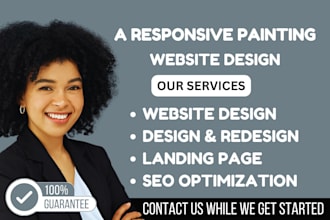 painting website, painting landing page, construction website, handyman website