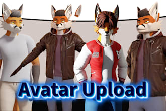 create vrchat avatar vrc avatar editing and vrchat upload for you