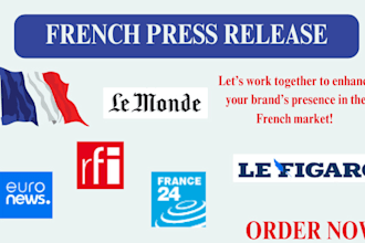 do french press release writing with french press release distribution