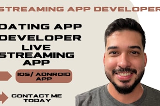 develop music live streaming app video live streaming app video calling app
