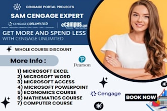 do your sam cengage and ms office projects urgently