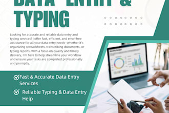 reliable data entry and typing services for accurate and fast results