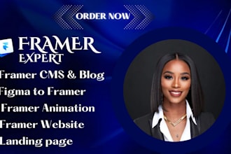 design framer website develop framer website  framer animation framer developer