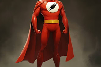 design original superhero character
