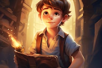 do ghost write and illustration engaging children book writing, kid illustrator