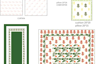 create custom textile patterns for fabrics and prints