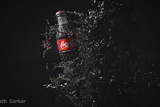 create an realistic 3d product rendering and animation