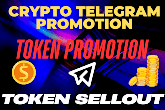 do crypro telegram promotion, solana memecoin promotion to 100x token sales
