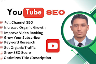 be your youtube video seo expert for top ranking