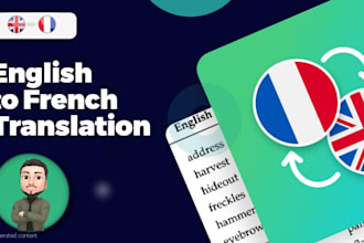 translate english to french using ai with expert human review