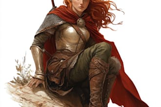 draw dnd character art and dnd character art