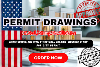do california licensed, structural engineer, ca stamp structural calculation