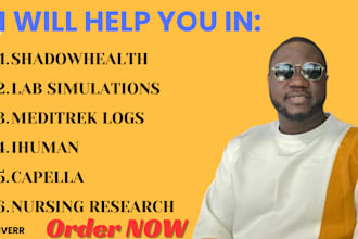 do chamberlain, wgu  shadow health, ihuman, lab simulations, focused, abbreviate
