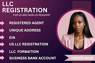 register USA llc company for USA resident business and non USA business, and ein