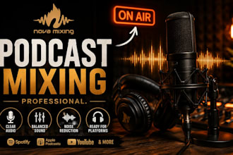 high quality mix master your podcast episodes for streaming