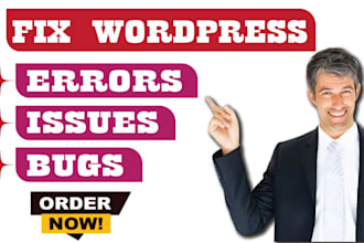 fix your wordpress critical errors and resolve all issues