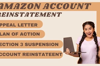 write amazon account reinstatement appeal letter and plan of action
