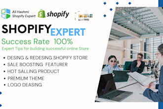 create profitable, branded automated shopify dropshipping store, shopify websit