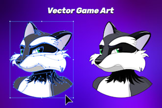 do professional vector icons, props and UI elements