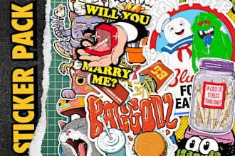 create a stunning sticker packs custom design
