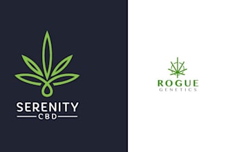 do custom weed logo design 24 hours