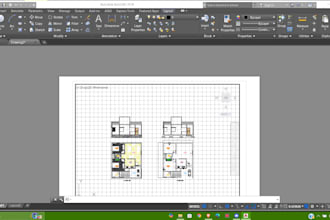 make architectural drawing in autocad and revit 2d and 3d