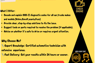 expert vehicle diagnostic codes and solutions provider