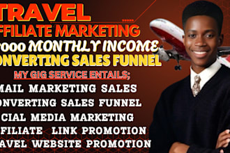promote travel affiliate website to boost traffic and sales