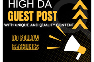publish a guest post with dofollow backlink on high da traffic sites