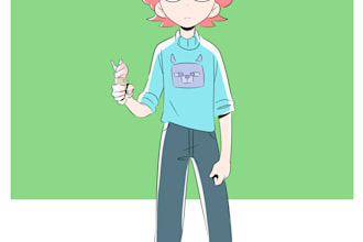 draw your original character, roblox or minecraft avatar