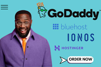 build ionos website looka website godaddy website hostinger bluehost website
