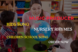 write well structure lyrics produce children school song school anthem kids song