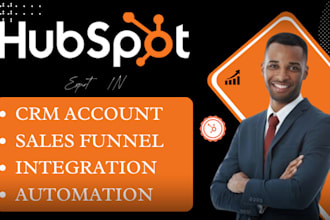 set up automate your CRM with hubspot, salesforce, zoho, ghl pipedrive