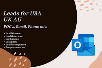 find email list, leads, audience list for USA UK