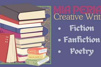 write short stories, poetry, and fanfiction