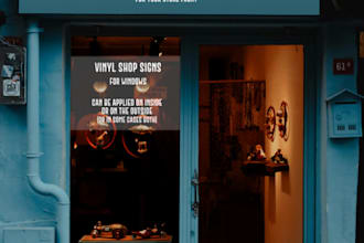 create realistic store front mockup