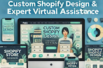 build shopify store and ecommerce virtual assistant